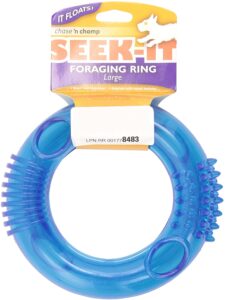 Dog chew foraging ring - fillable with treats