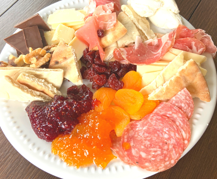 charcuterie board dinner for one party food