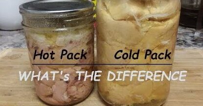 hot pack vs raw pack chicken pressure canning