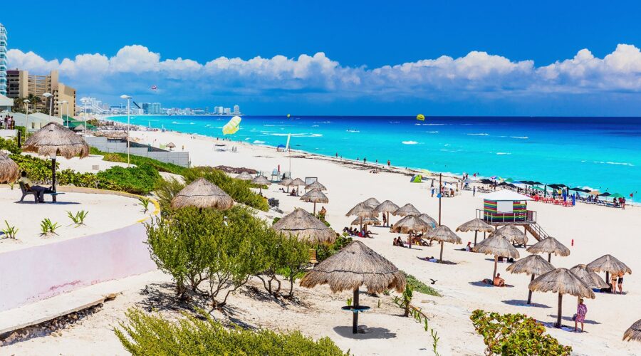 plan a trip vacation to cancun mexico beach area