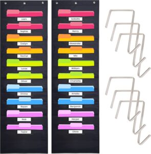 hanging file organizer chart files pockets name tags all my favorite things list