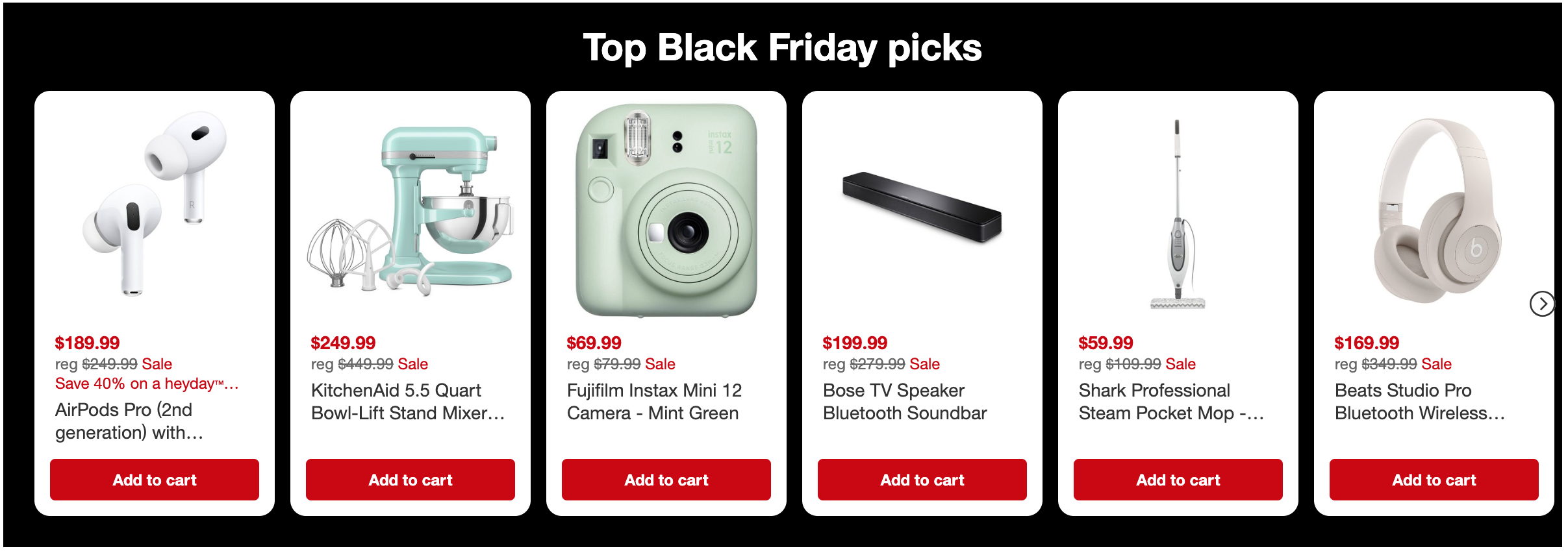 Target Black Friday deals top picks