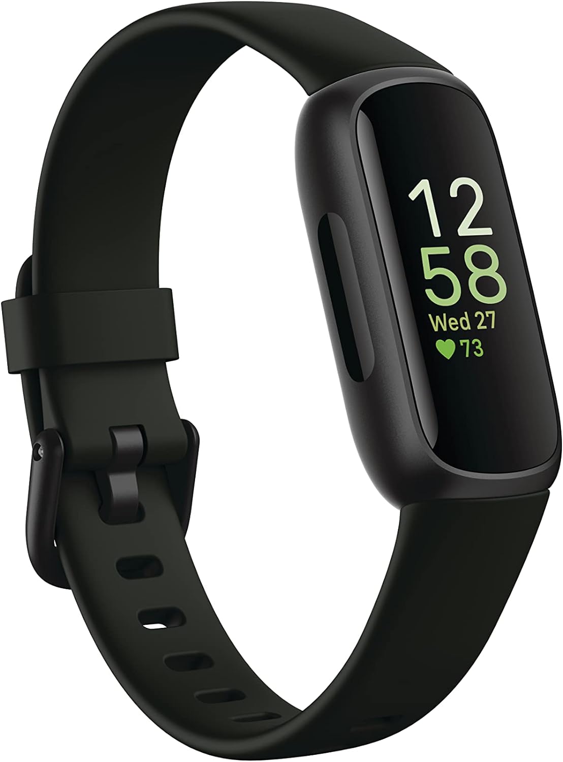 Fitbit Inspire 3 Health &-Fitness-Tracker with Stress Management, Workout Intensity, Sleep Tracking, 24:7 Heart Rate and more, Midnight Zen:Black