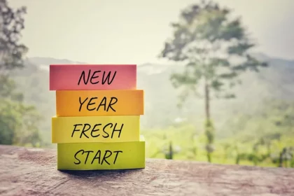 new year resolution fresh start tree