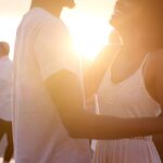 best date night for married couples dating engaged dancing outside evening sunset