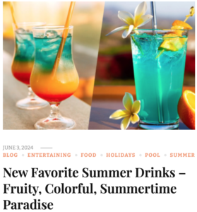 summer drinks summertime cocktail ideas